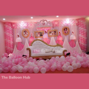 Pink Theme Stage Decoration